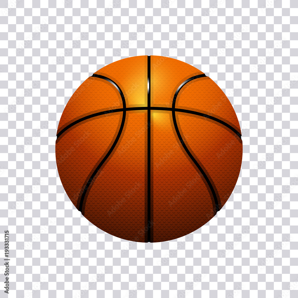 Basketball vector illustration isolated on transparent background  Stock-Vektorgrafik | Adobe Stock