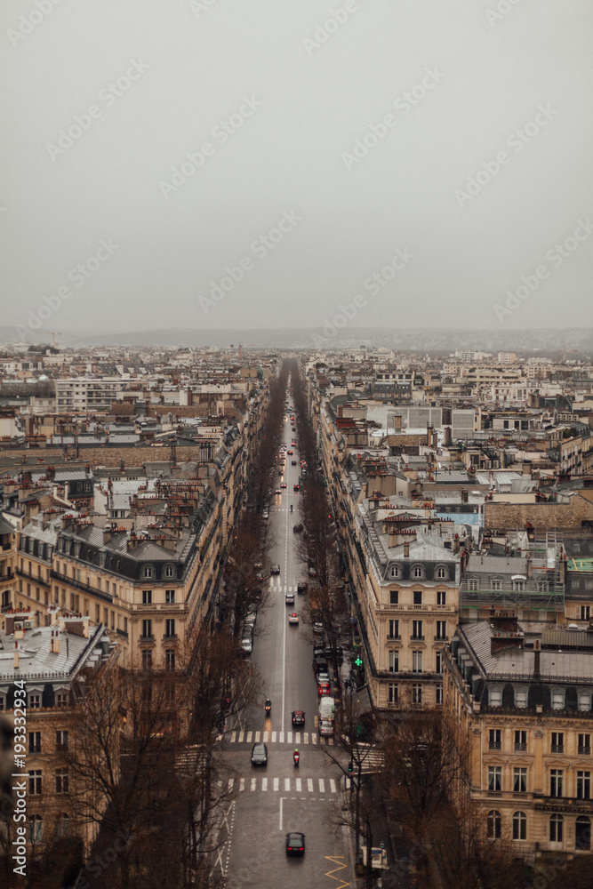 Obraz premium Paris street view