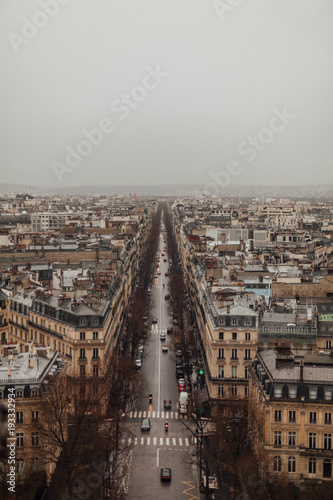 Paris street view photo