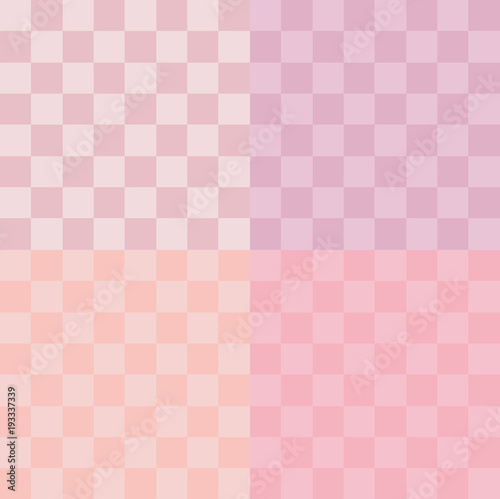 Pixel art style pink vector background with squares