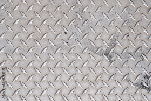 Grungy diamond plate texture background