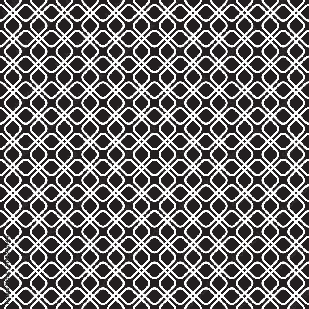 Seamless rounded square intersecting pattern Seamless rounded square intersecting pattern