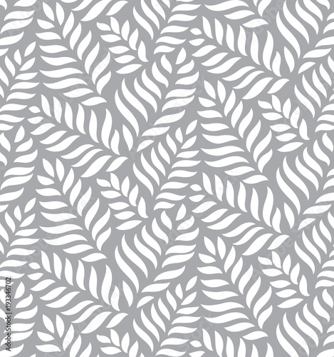 MODERN FLORAL SEAMLESS VECTOR PATTERN. DROP SHAPE NATURE BACKGROUND. LEAVES DECORATIVE TEXTURE.