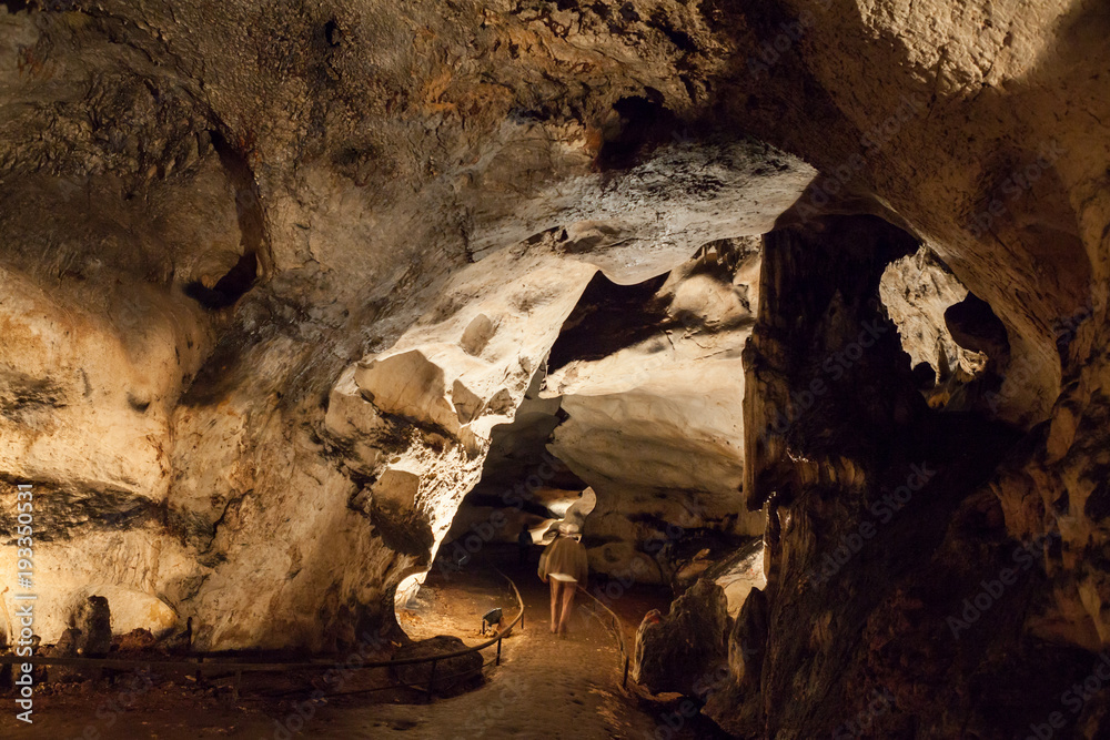 Scene from the amazing bulgarian cave Magura
