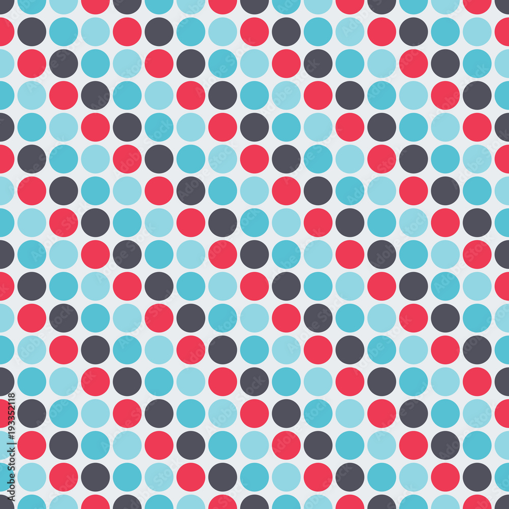 Seamless funky dot pattern background