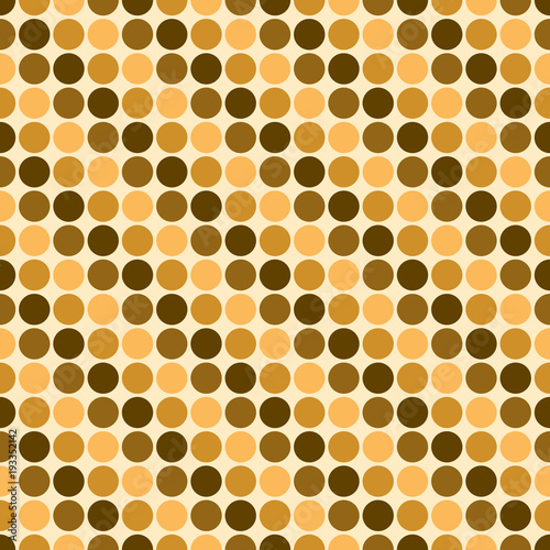Seamless retro 70s dot pattern background
