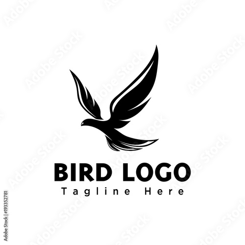 abstract Eagle bird fly logo