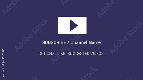 Video Play Button Title