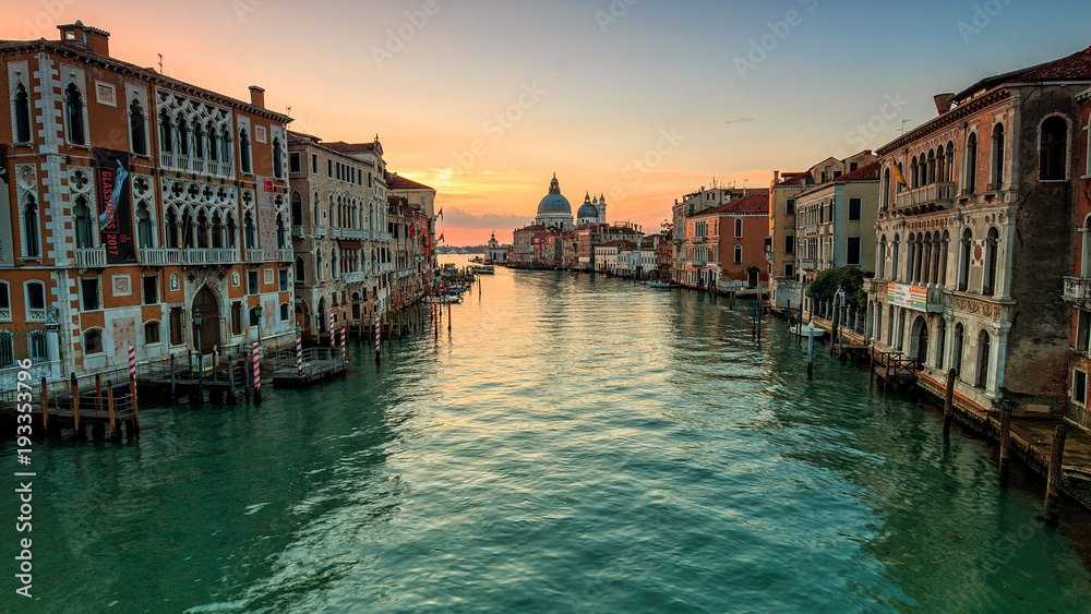 Colours of Grand Canal in Venice