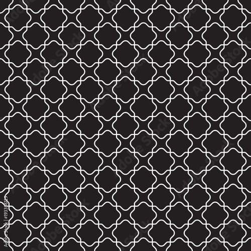 Seamless vintage moroccan lattice trellis pattern background