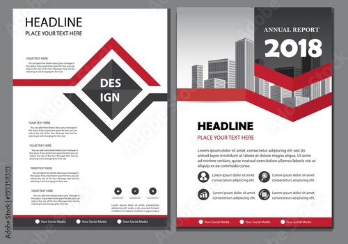 design cover book brochure catalog flyer layout annual report business template