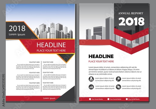 design cover book brochure catalog flyer layout annual report business template
