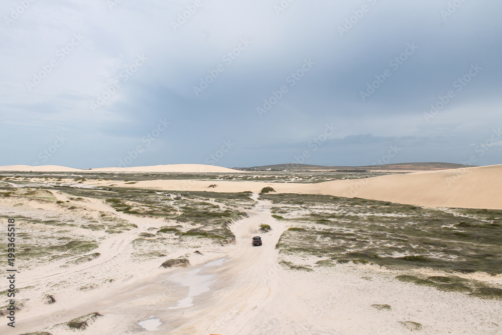 Dunes and sand in the way - Jericoacoara - Brazil