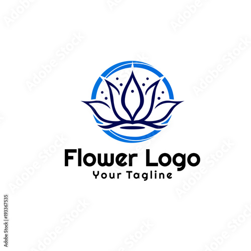 Beauty flowers logo Template Vector
