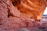 Ancient Anizazi ruins in canyon country in the desert of Southern Utah.