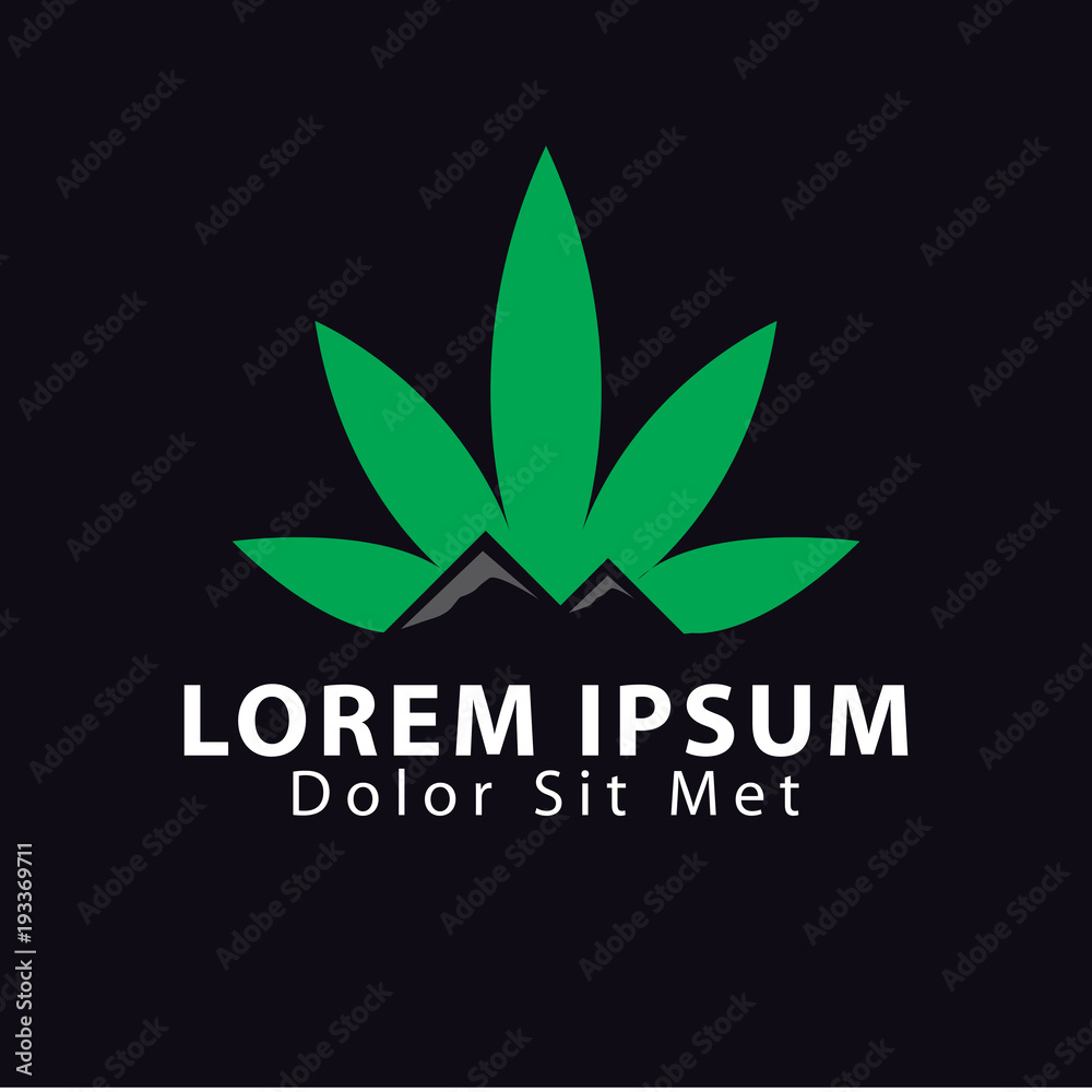 Fototapeta premium Canadian Mountain Logo Element