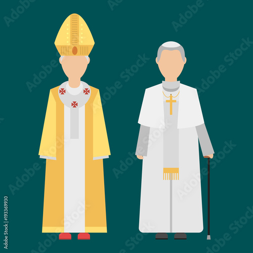 Religion people characters vector group of different nationalities human wearing traditional clothes