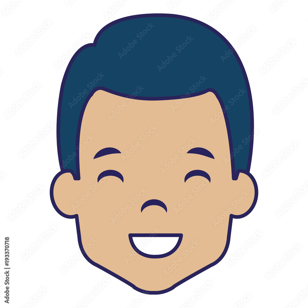 young man head avatar character vector illustration design young man head avatar character vector illustration design