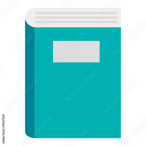 text book isolated icon vector illustration design