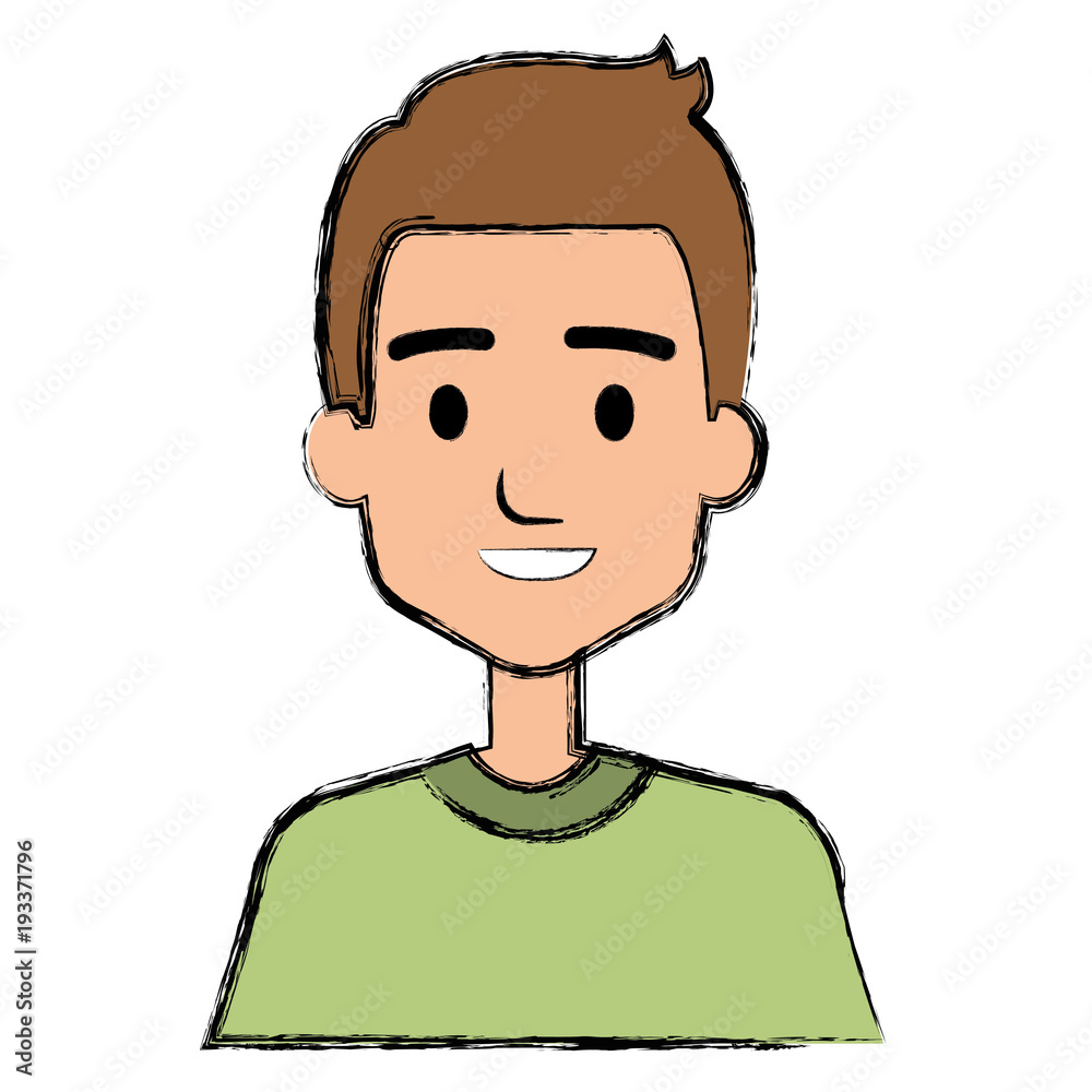 young and casual man avatar character vector illustration design young and casual man avatar character vector illustration design