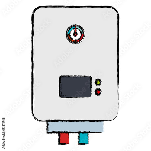 water heater isolated icon vector illustration design
