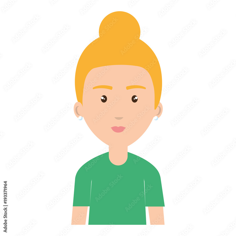 young and casual woman character vector illustration design young and casual woman character vector illustration design