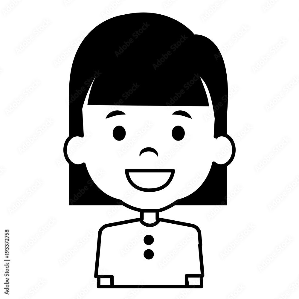 cute and little girl vector illustration design cute and little girl vector illustration design