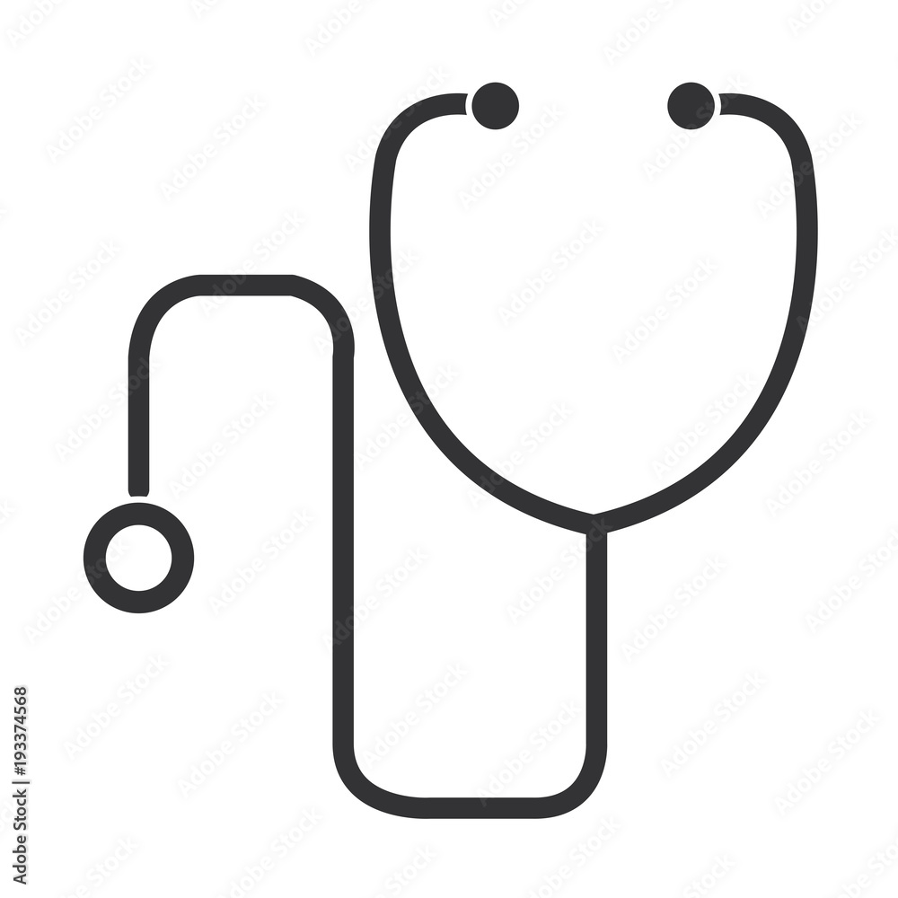 stethoscope medical isolated icon vector illustration design stethoscope medical isolated icon vector illustration design