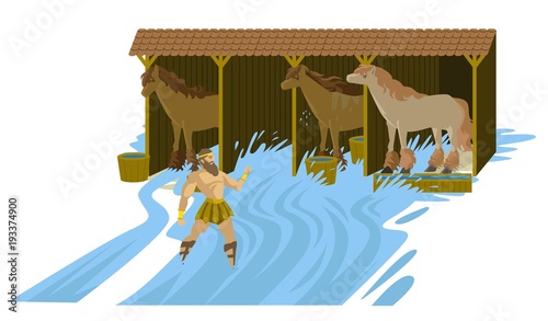 hercules cleaning the augean stables