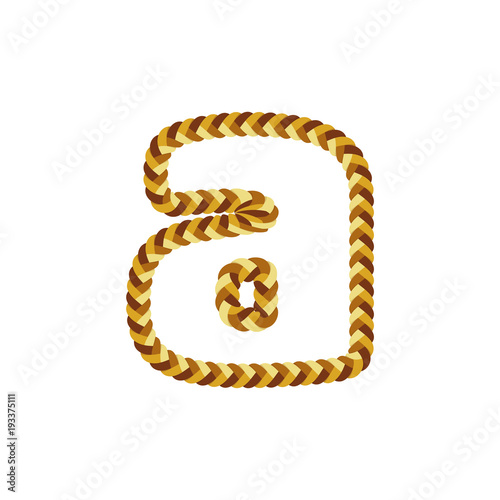 A Braid Letter Logo Icon Design