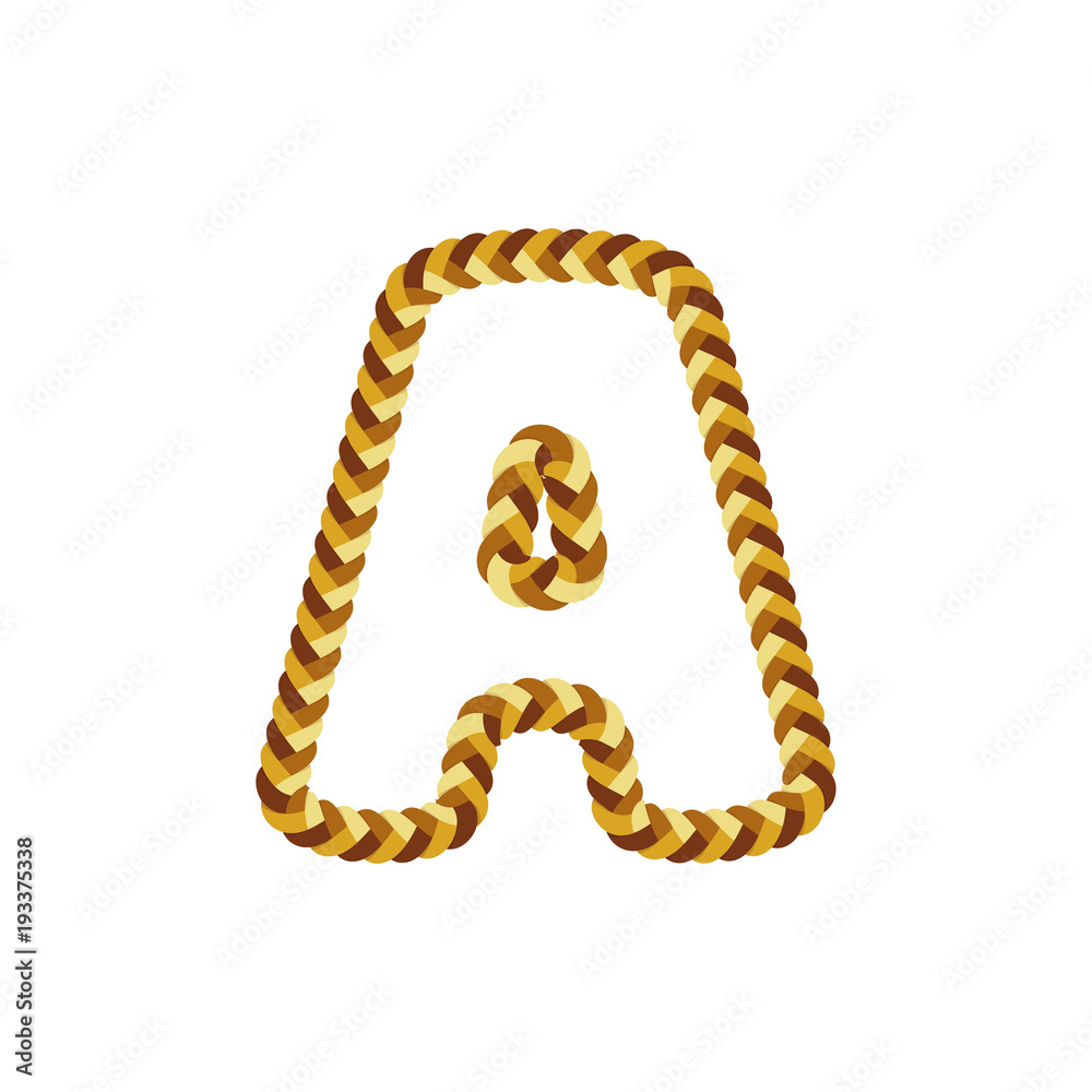 A Braid Letter Logo Icon Design A Braid Letter Logo Icon Design
