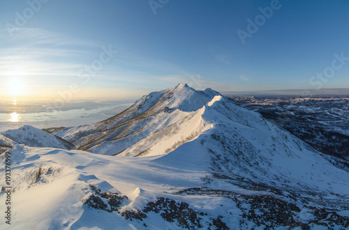 Sakhalin winter, sunrise