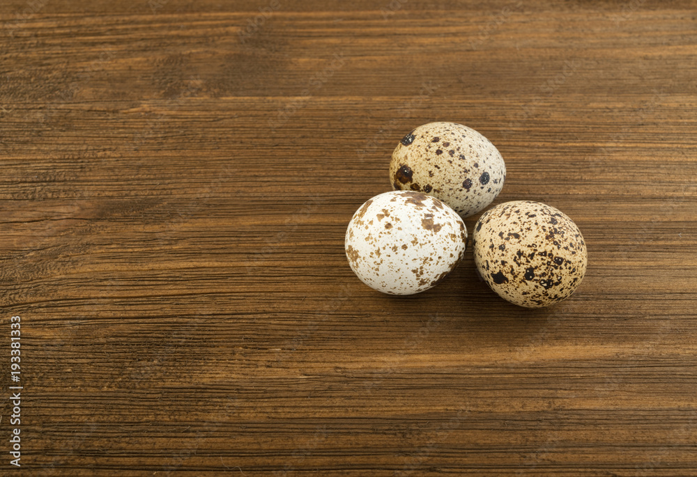 Quail Eggs on Wooden Background Quail Eggs on Wooden Background