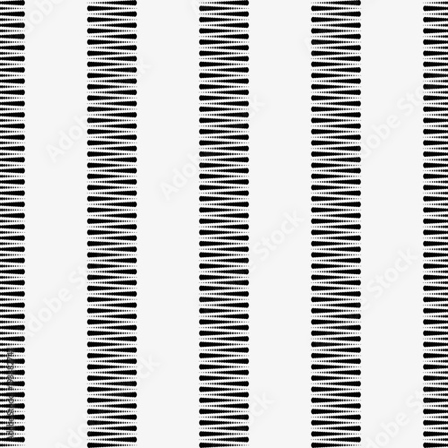 Seamless Dots Pattern. Vector Black and White Circle Background. Abstract Pixel Texture. Minimal Graphic Design. For design  fabrics  labels  business cards.