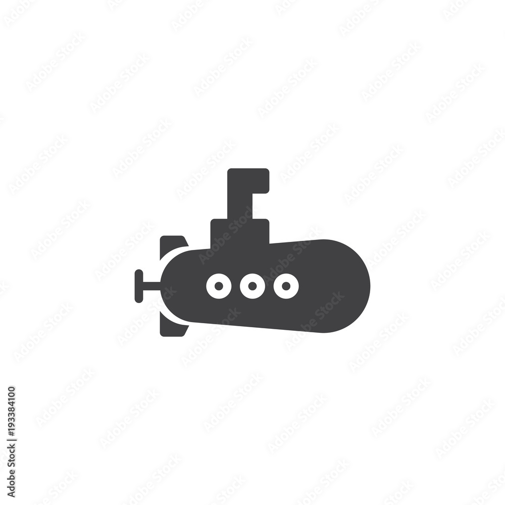 Submarine vector icon. filled flat sign for mobile concept and web design. Military submarine with periscope simple solid icon. Symbol, logo illustration. Pixel perfect vector graphics Submarine vector icon. filled flat sign for mobile concept and web design. Military submarine with periscope simple solid icon. Symbol, logo illustration. Pixel perfect vector graphics