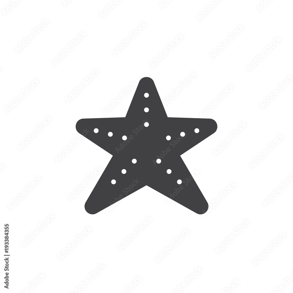 Starfish vector icon. filled flat sign for mobile concept and web design. simple solid icon. Symbol, logo illustration. Pixel perfect vector graphics Starfish vector icon. filled flat sign for mobile concept and web design. simple solid icon. Symbol, logo illustration. Pixel perfect vector graphics