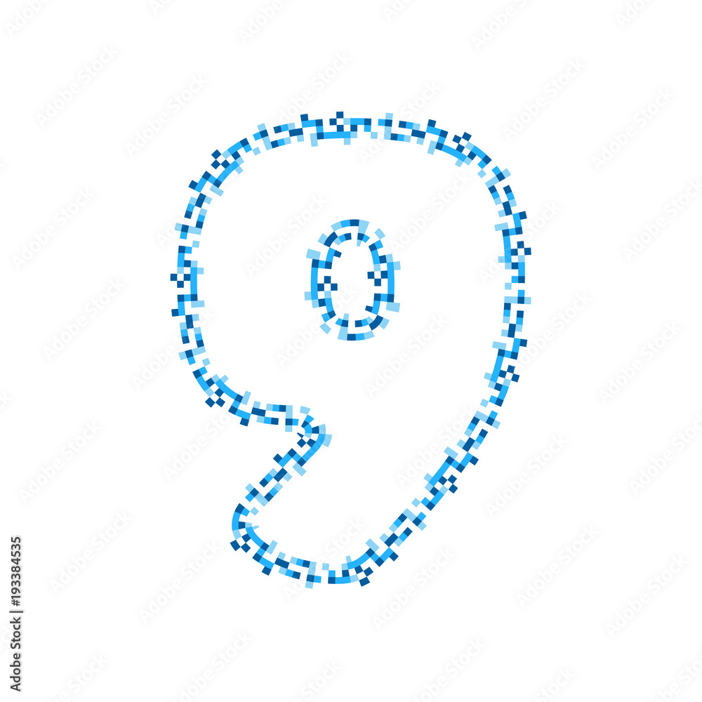 9 Pixel Letter Logo Icon Design 9 Pixel Letter Logo Icon Design