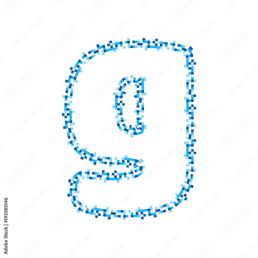 G Pixel Letter Logo Icon Design G Pixel Letter Logo Icon Design