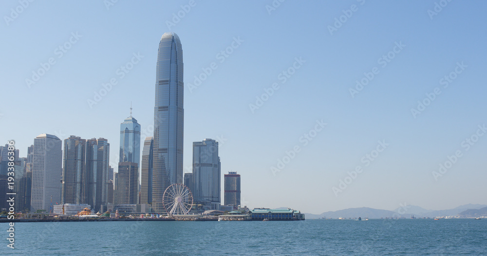 Obraz premium Hong Kong skyline