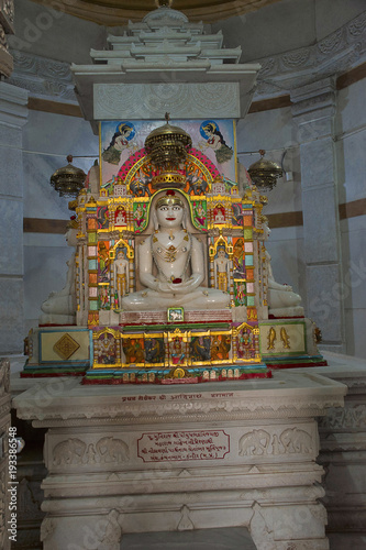 Adinath Deity statue, Shatrunjay Jain Mandir, Katraj Kondhwa Road photo