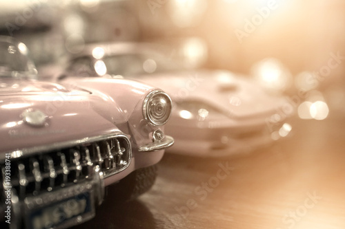 Fotografie Detail of vintage car