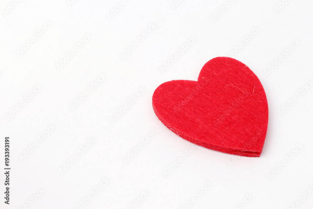 Love symbol isolated on white Love symbol isolated on white
