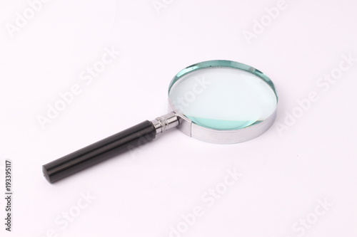 magnifying glass isolated on white background