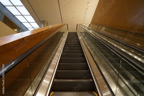 Escalators are important in department stores.
