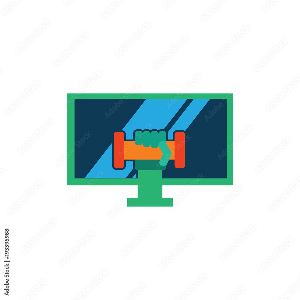 Gym Tv Logo Icon Design Gym Tv Logo Icon Design