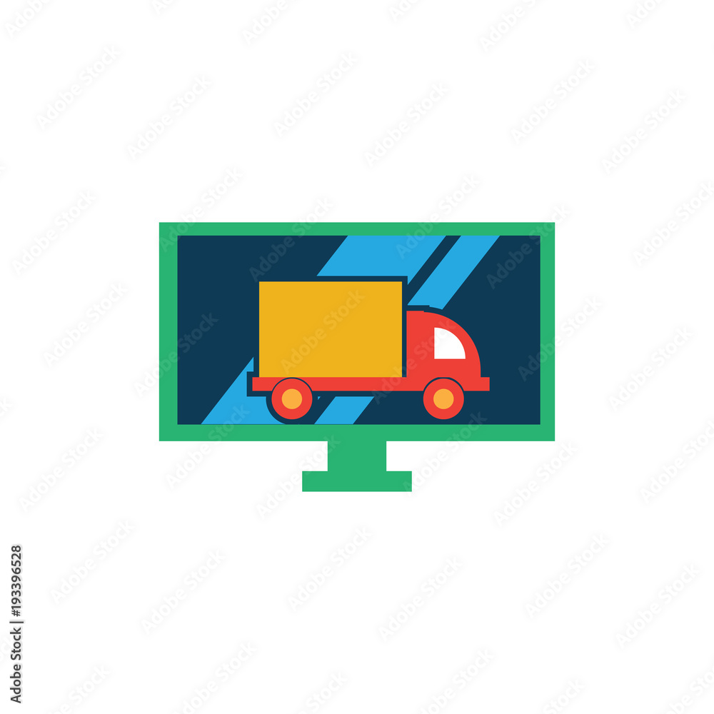 Delivery Tv Logo Icon Design Delivery Tv Logo Icon Design