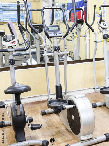 Interior of a fitness hall