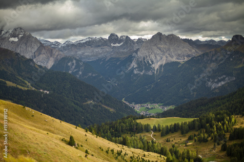 Typical beautiful landscape somewhere in Dolomites