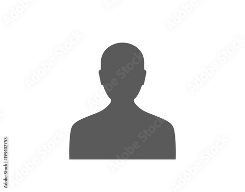 Avatar icon, man vector icon 