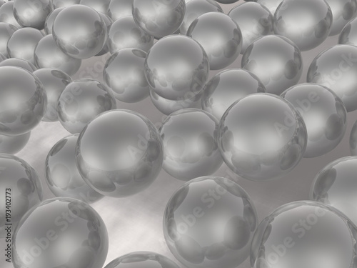 Grey spheres